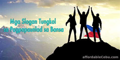 Campaign slogan para sa pag unlad ng bansa